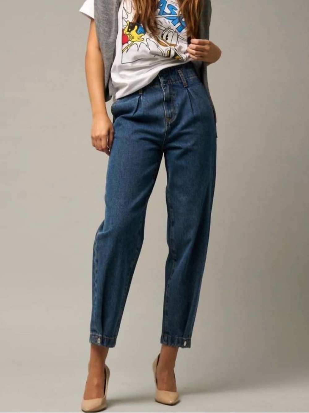 NWT Insane Gene High Rise Balloon Jeans Dark Wash Sz 5